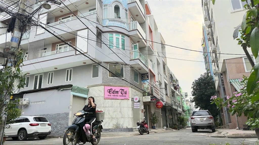 Góc 2mtkd đường cộng hoà 3  ngay thống nhất  4 tầng  ngang 7 x15m  dòng tiền 50 triệu/ tháng