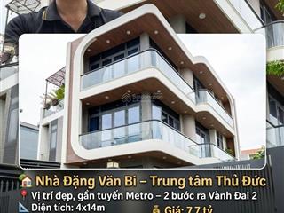 Đặng văn bi  trung tâm thủ đức  cạnh tuyến metro  sát vành đai 2