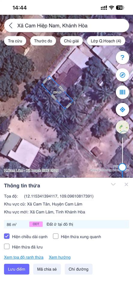 Đất cam hiệp (cam tân cũ) 490 triệu  thổ cư 100%  pháp lý sạch  đất an toàn ngoài ranh quy hoạch