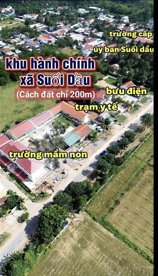Bán nhanh lô đất đẹp ngay khu hành chính suối dầu giá chỉ 7xx triệu