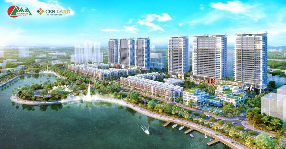Bán căn góc 3 ngủ 96,8m2 ban công đông nam view hồ & công viên tại khai sơn city, giá chỉ 8,3 tỷ