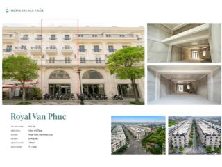 Bán nhà phố royal shophouse van phuc city hướng đông bắc 7mx22m sổ hồng