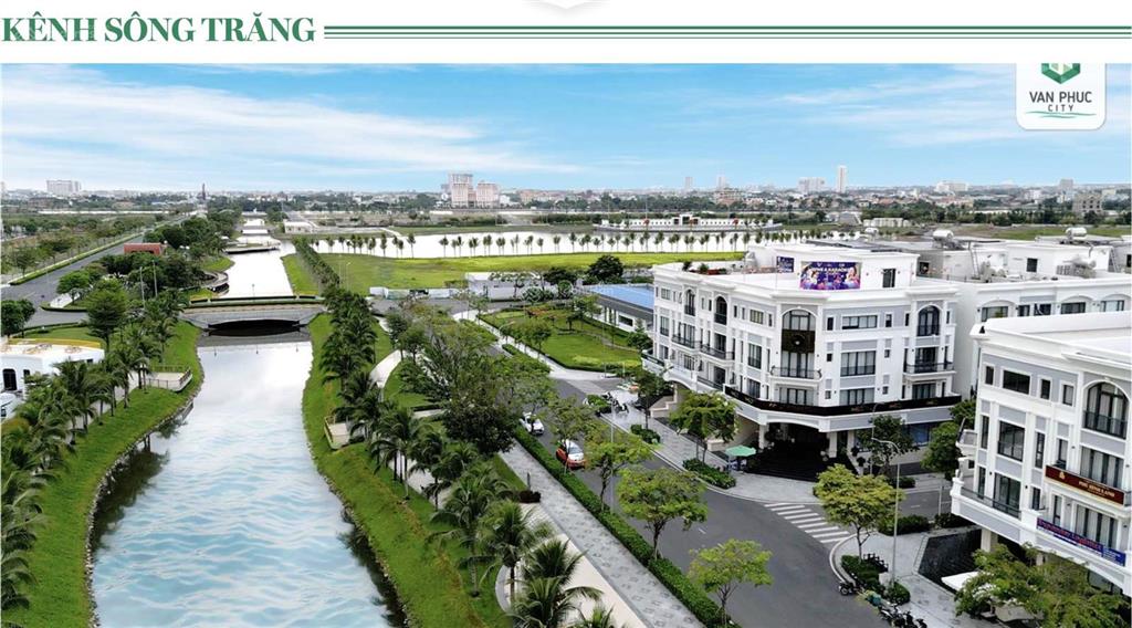 Bán shophouse mặt tiền 9m số 119 đường 18, vạn phúc city, 198m2 đường 18 view kênh, sổ hồng