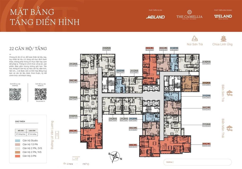 The camellia sơn trà, đà nẵng view biển sổ lâu dài. booking sớm chọn căn và tầng chiết khấu cao.