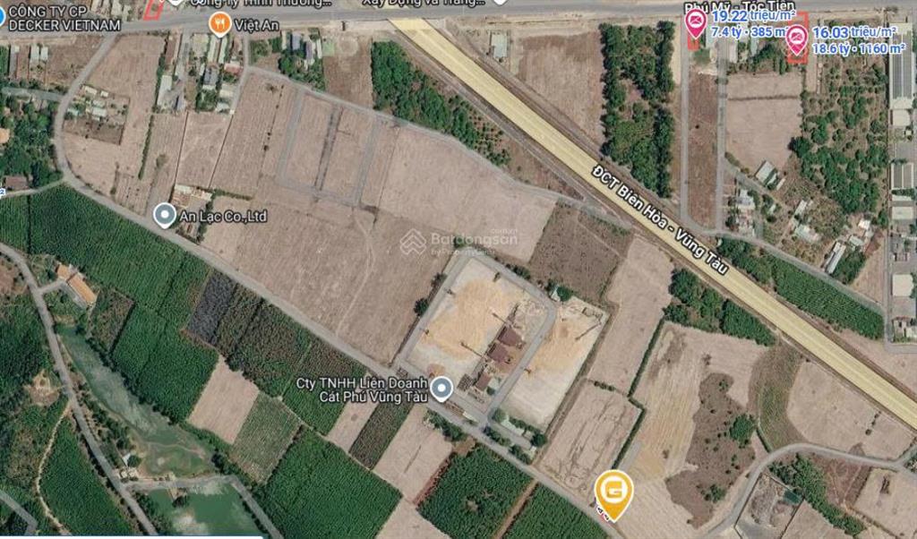 Bán đất tại phú mỹ  tóc tiên, 7,6 tỷ, 525 m2, hàng hiếm tại bà rịa vũng tàu