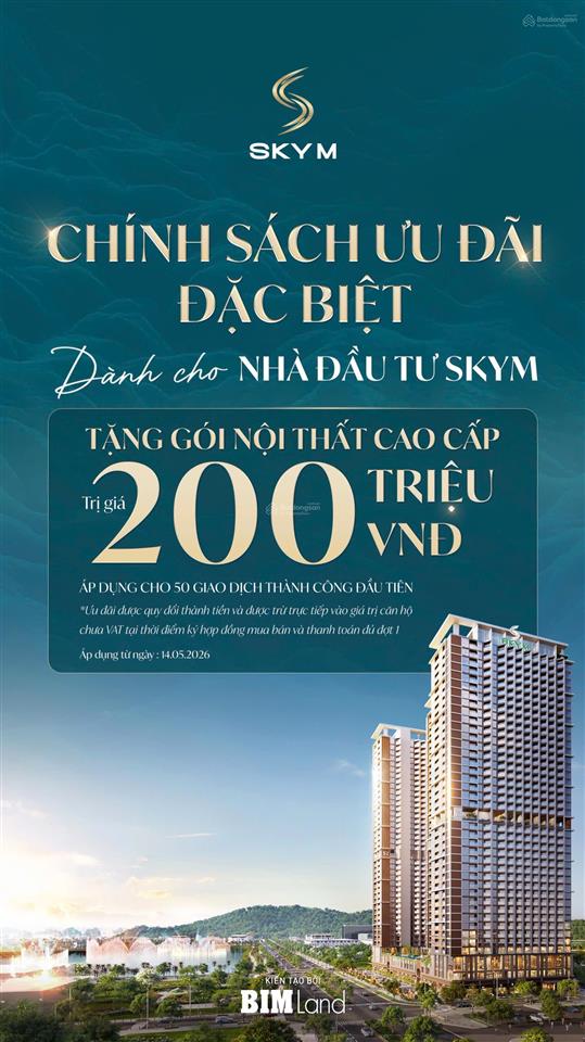 Hơn 1,6 tỷ sở hữu căn hộ vip view vịnh hạ long  sở hữu lâu dài!