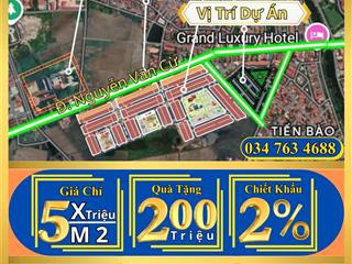 Đất nền kđt phù khê đại an, sổ hồng lâu dài, tặng ngay quà trị giá hơn 300tr