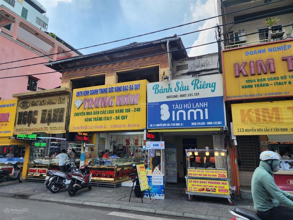 Bán nhà mặt tiền ngay chợ tân định, quận 1  thích hợp xây mới hầm + 7 tầng  giá chỉ 95 tỷ