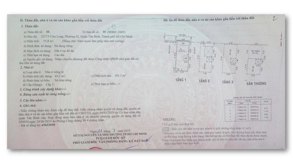 Bán nhà riêng có dòng tiền hxt đường cửu long  4.8m x 11.66m  6pn  6 wc. giá tl