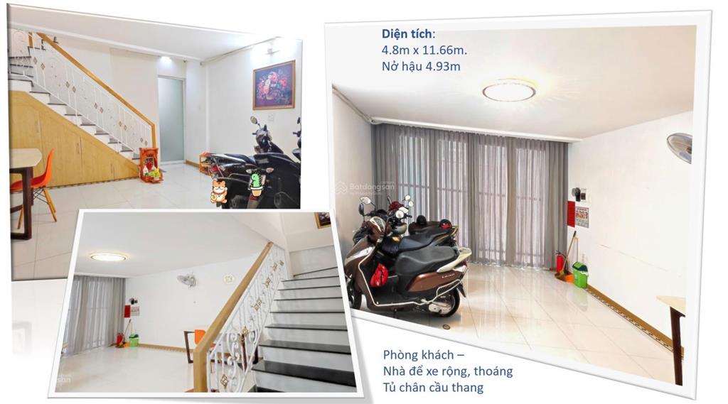Bán nhà riêng có dòng tiền hxt đường cửu long  4.8m x 11.66m  6pn  6 wc. giá tl