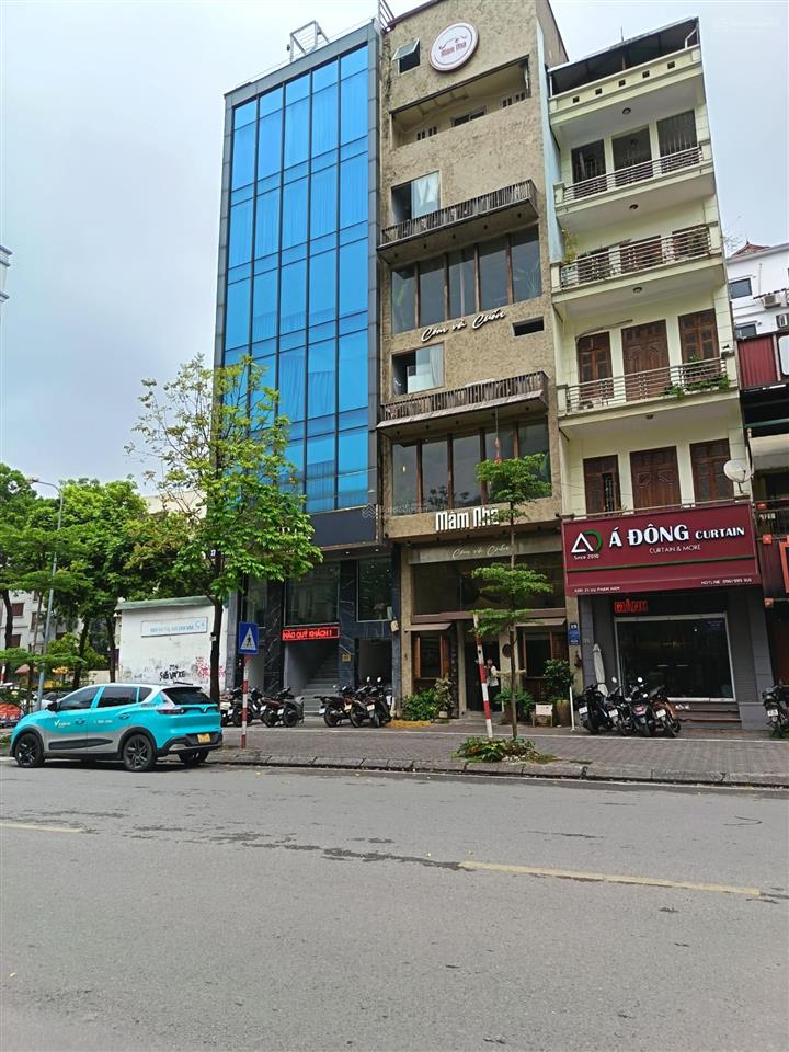 Bán nhà mặt phố vũ phạm hàm, 1 mặt phố, 1 mặt ngõ, lô góc 3 thoáng, 8 tầng thang máy giá 107 tỷ