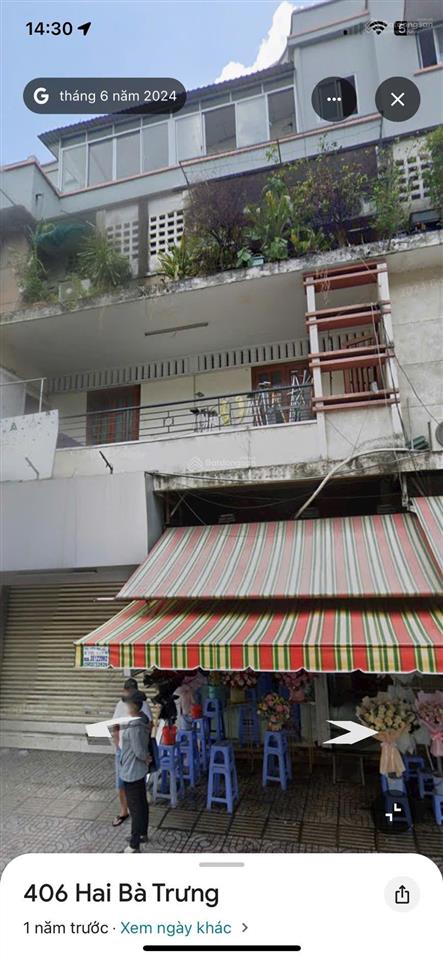 Đại diện chủ nhà bán mt hai bà trưng 9.5x22,5m, kết cấu 2 tầng nhà cũ