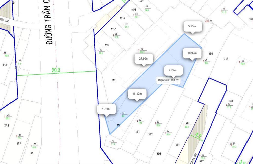 Bán mt trần quang diệu 6 x 30 nỏ hậu giá bán 30 tỷ tl (nhà đang làm thừa kế)