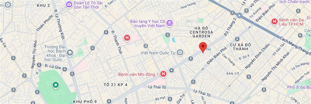 Bán mt 3/2 đối diện hà đô 4.2 x 18m kc 3 tầng giá 33 tỷ