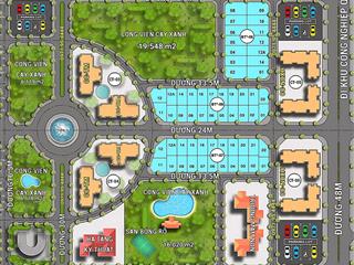 Biệt thự đơn lập view công viên siêu vip chỉ với 74tr/m2 tại dự án hud mê linh. tiến độ 40%gthđmb