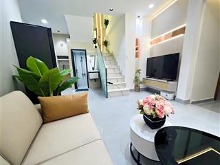 Phan văn trị  nguyễn văn nghi | gò vấp | 46m2  3 tầng xây mới | hẻm xe hơi | 3,99 tỷ