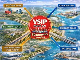 Nhà 3 tầng 120m2 dự án vsip nghệ an