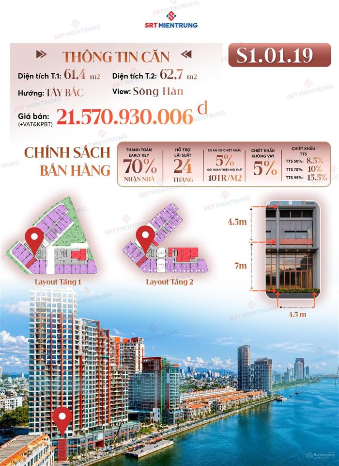 Shophouse khối đế symphony s1  siêu phẩm kinh doanh bên sông hàn
