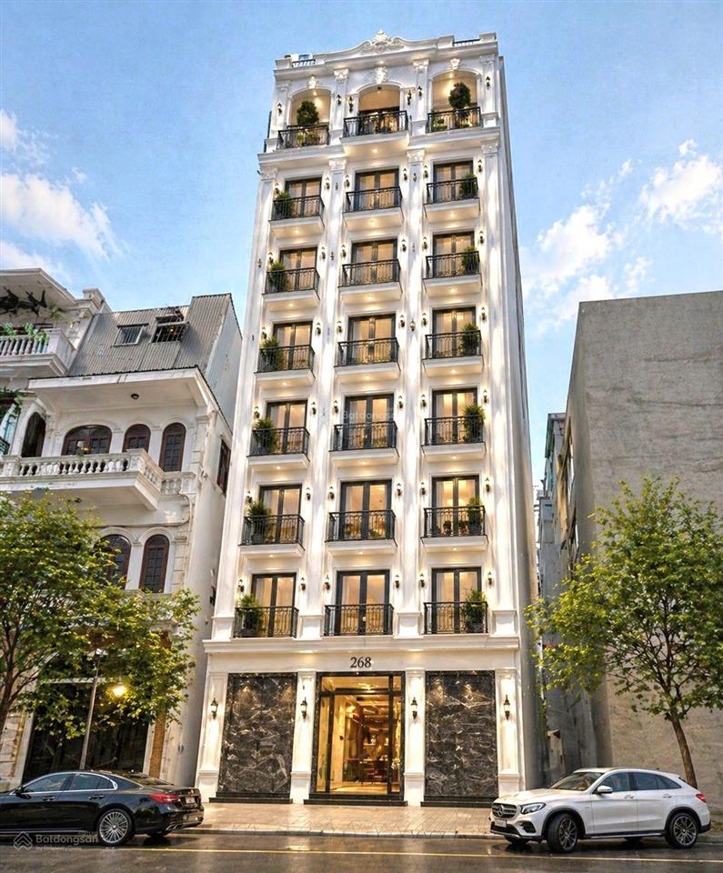 Ngã tư sở 184m 8 tầng 200tr/tháng ô tô đỗ cửa, dòng tiền lớn