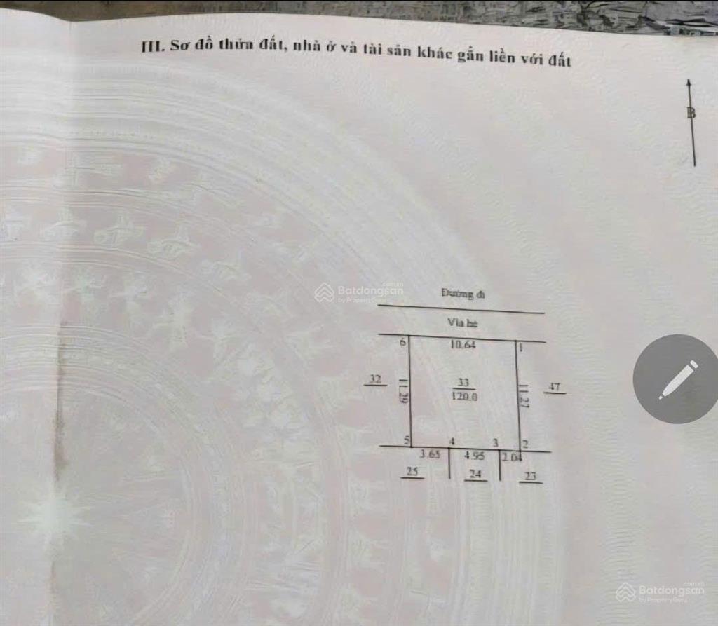 120m mt 10.64m giáp vành đai 3.5 10 phút tới mỹ đình tiềm năng xây 7 tầng