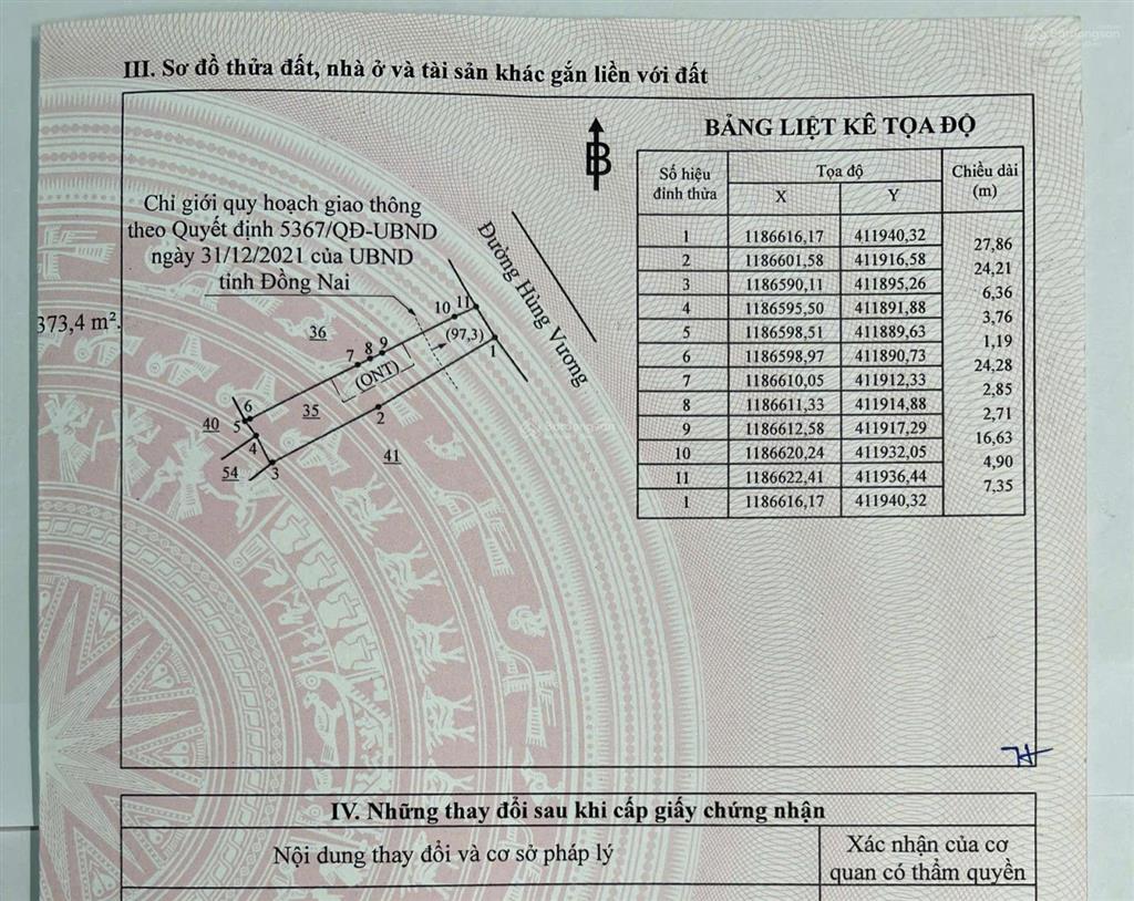 Bán nhà mặt tiền hùng vương đoạn đẹp thị trấn hiệp phước, nhơn trạch, đồng nai 10x52 (môi giới 2%)