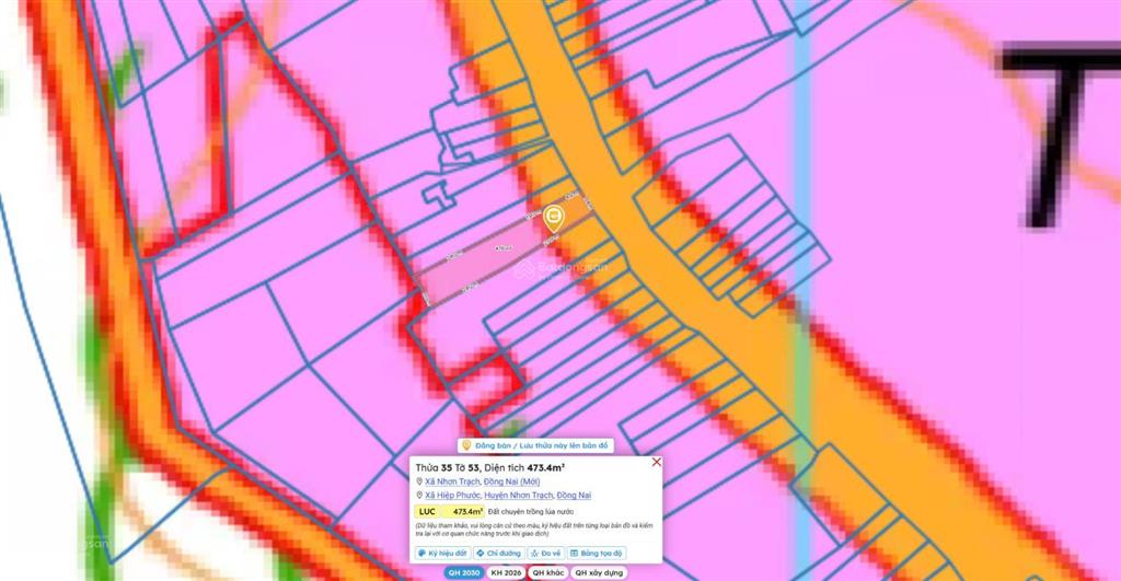 Bán nhà mặt tiền hùng vương đoạn đẹp thị trấn hiệp phước, nhơn trạch, đồng nai 10x52 (môi giới 2%)