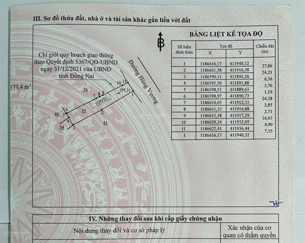 Bán nhà mặt tiền hùng vương đoạn đẹp thị trấn hiệp phước, nhơn trạch, đồng nai 10x52