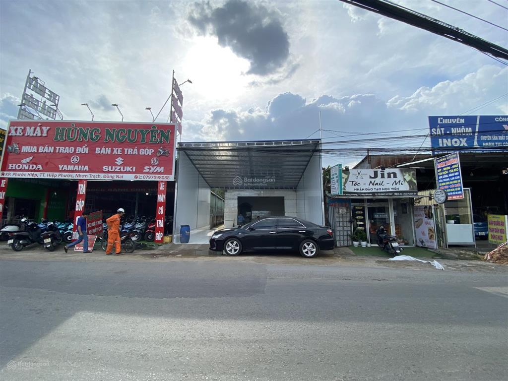 Bán nhà mặt tiền hùng vương đoạn đẹp thị trấn hiệp phước, nhơn trạch, đồng nai 10x52
