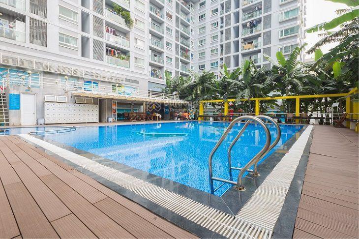 Cho thuê căn hộ 2pn, 2wc, 86m2, 12,5 triệu tại carillon, đt 0946 099 ***