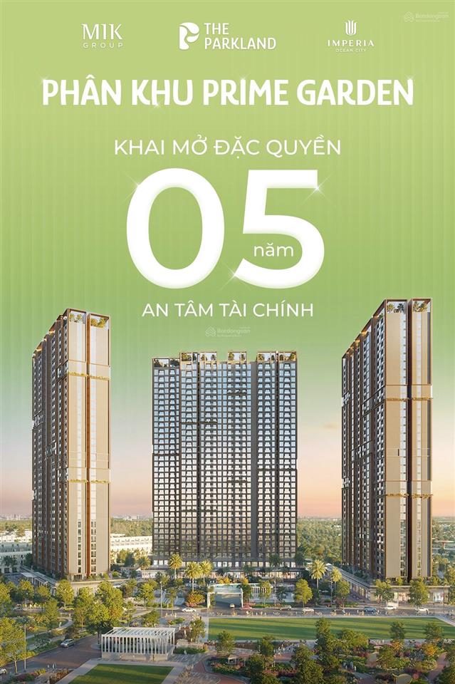 Chỉ 3,6 tỷ/căn hộ 2pn 59,6m2 ̉ nhất the parkland  2