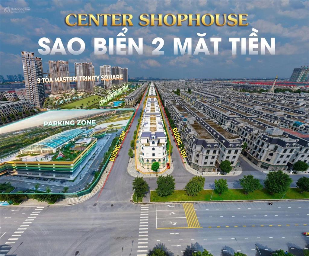125tr/m2 shophouse xẻ khe sao biển công ty trục đường 20m vinhomes ocean park 2
