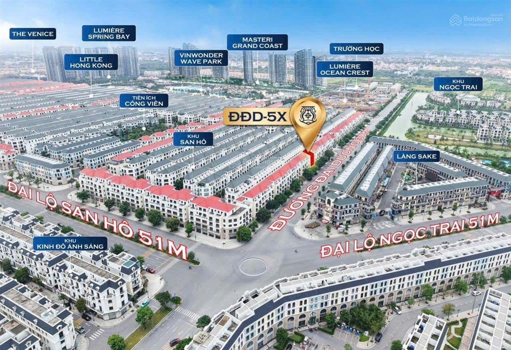 120tr/m2 shophouse xẻ khe đường đại dương 30m shophouse 112m2 vinhomes ocean park 2