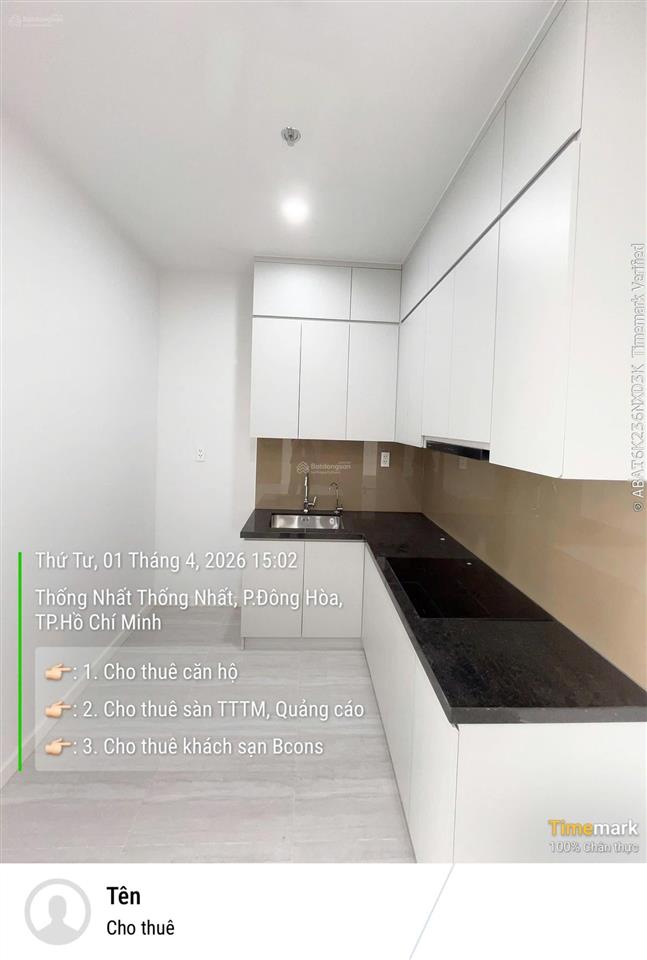 Chỉ 5tr6/th thuê ngay căn 2pn 52m2, ở 4 bạn chia ra 1tr5/người, quá rẻ, alo ngay 0938 503 ***
