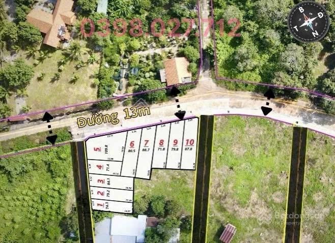 Đất nền phía tây nha trang sổ đỏ sẵn giá chỉ 979tr