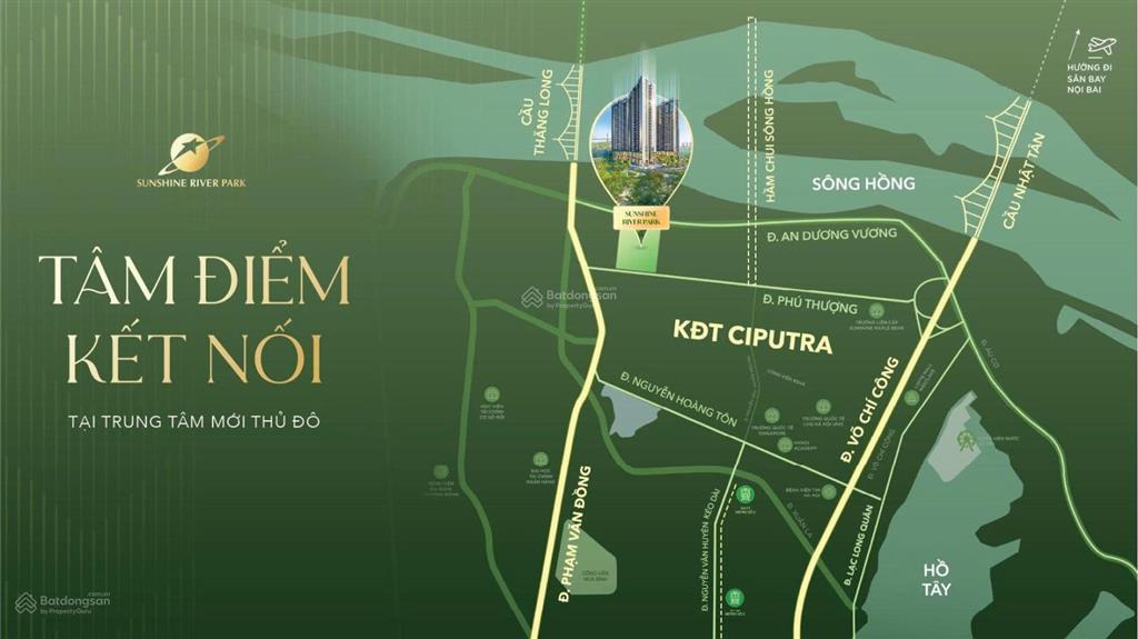 Quỹ căn ngoại giao đợt 1 sunshine river park  ciputra giá gốc trực tiếp cđt chỉ từ 104 tr/m²