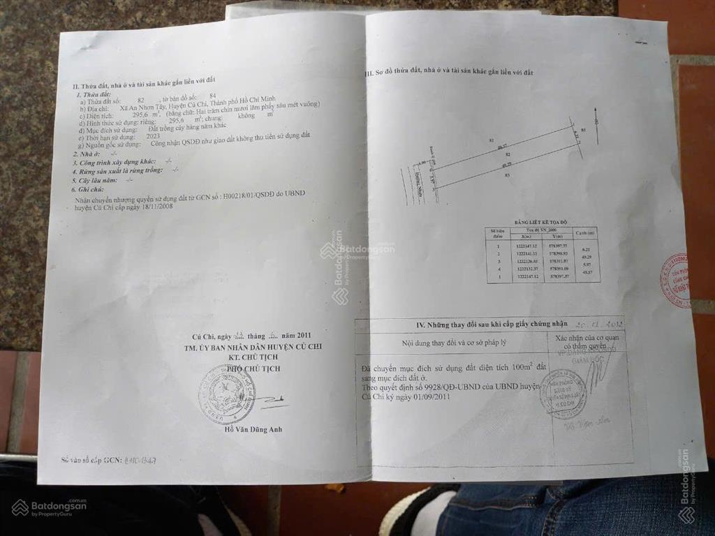 Bán gấp đất làm nhà vườn củ chi, dt 295m2, chỉ 2 tỷ 990 cạnh đường tl7, sổ sẵn