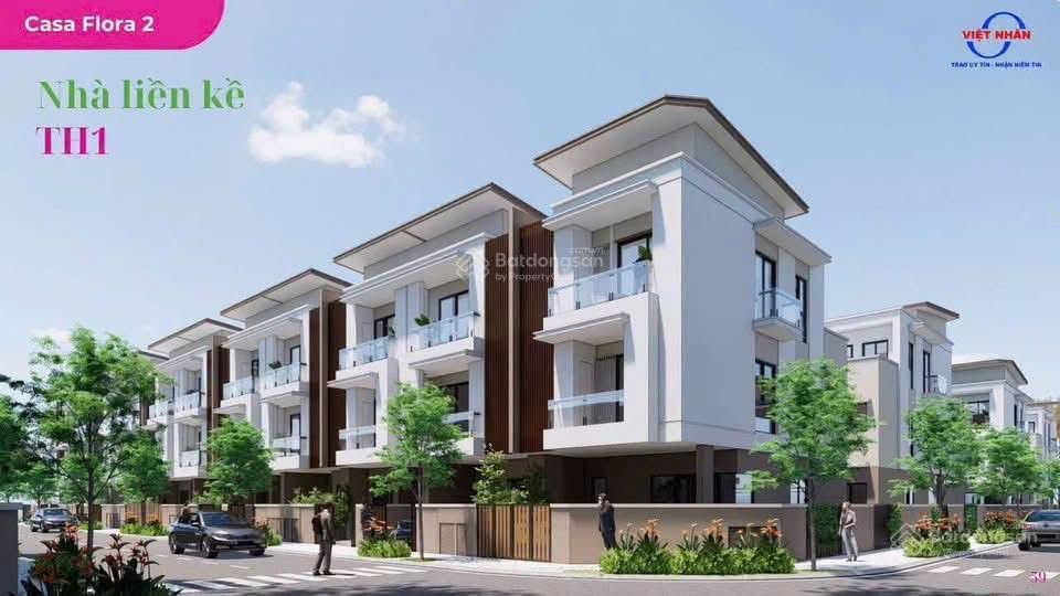 Liền kề 120m² phân khu casa flora kđt vsip nghệ an