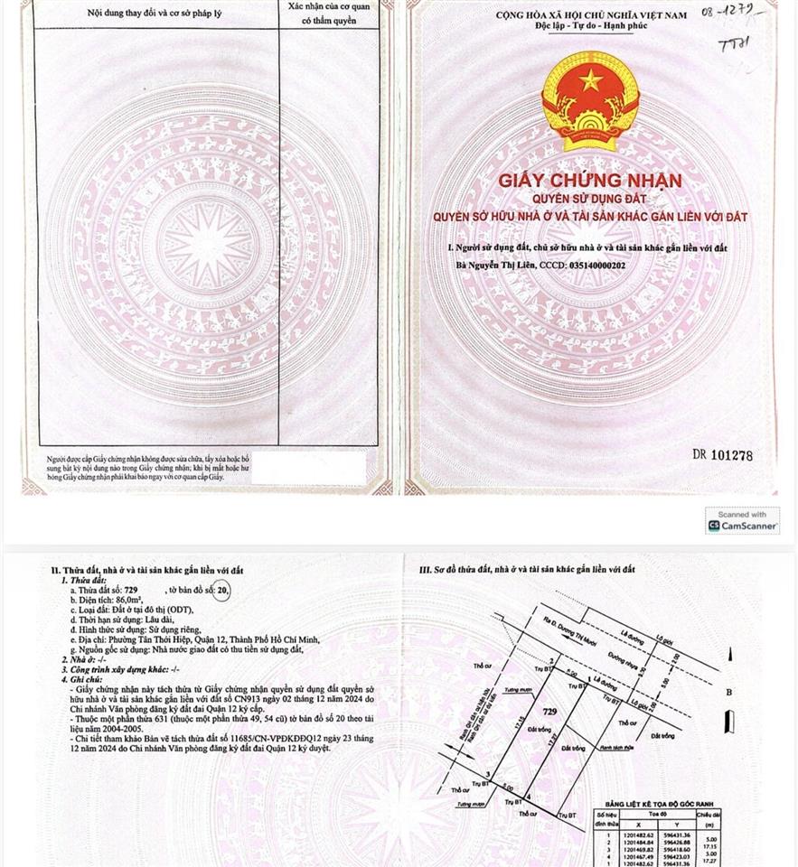 Bán lô đất đẹp diện tích ngang 5m khu cầm bao đang xây kín kế bên bv quận 12
