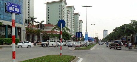 Căn đẹp ba đình tập thể cục phục vụ ngoại giao, đào tấn