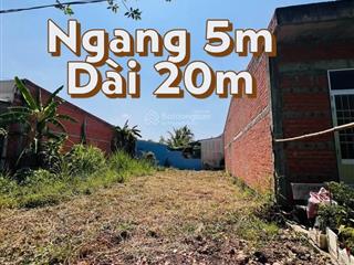 Chính chủ bán đất đường nguyễn thị chuỗi thái mỹ củ chi diện tích 100m2 giá 750 triệu sổ hồng riêng