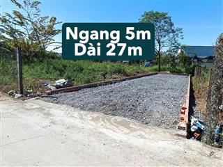 Cần bán gấp lô đất bên đường nguyễn thị ni xã tân hiệp huyện củ chi 135m2 giá 900triệu sổhồng riêng