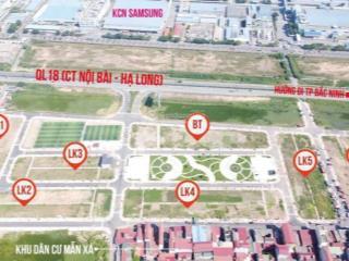 Bán 2 mảnh liền kề long châu star lk06 lk07, diện tích 100m2 (5*20)