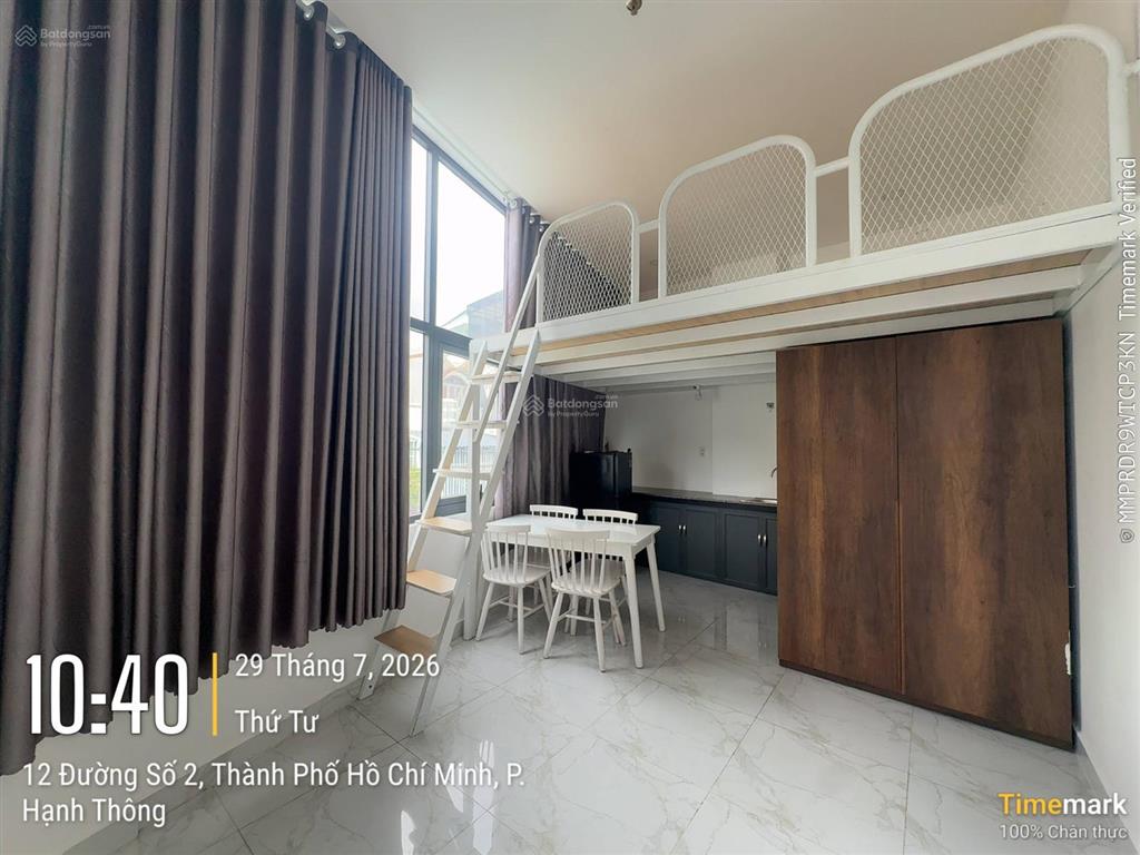 Cho thuê căn hộ có gác lửng ngay bệnh viện 175