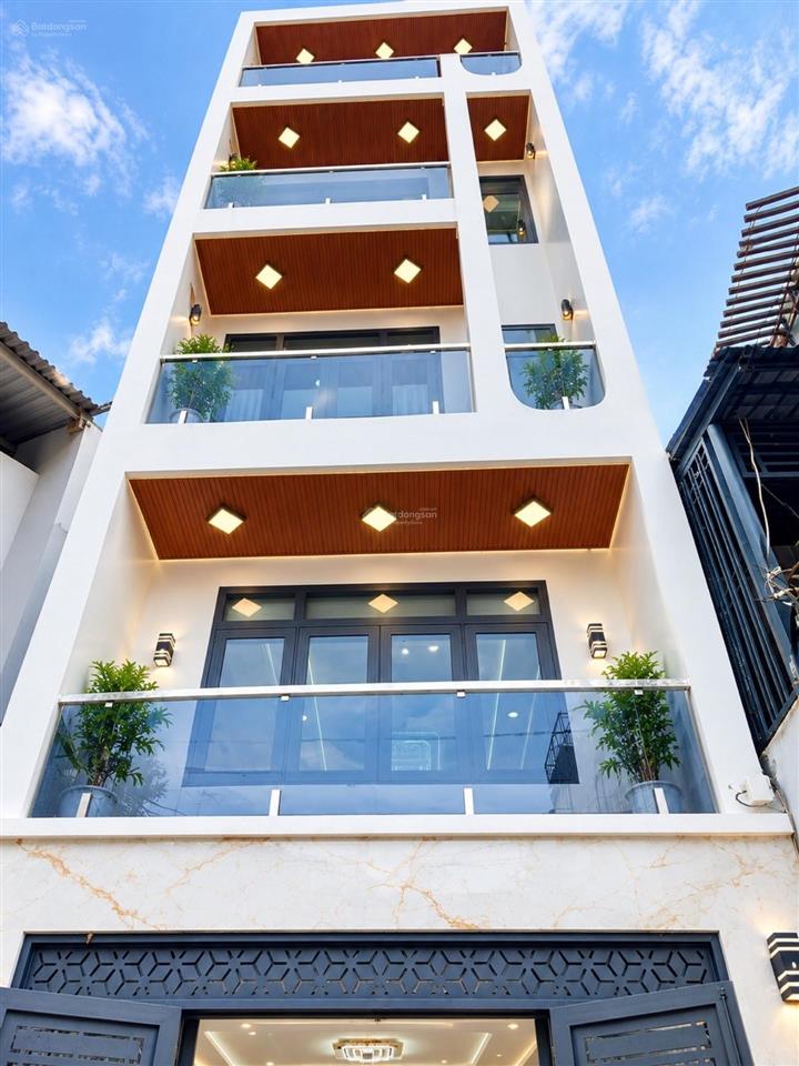 Hàng hiếm 5 tầng, hẻm 6m, bình hưng hòa b, bình tân, 5,98 tỷ, 64m2 gần công viên hồ trái tim,