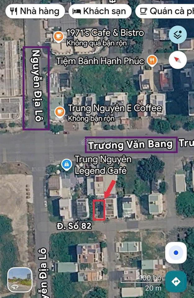 Bán lô đất giá rẻ tại khu dân cư phú nhuận, thạnh mỹ lợi quận 2  dt 7x18,5  chỉ 20 tỷ