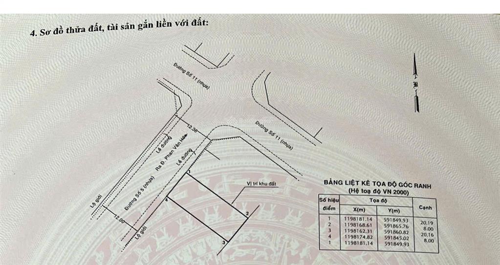 Bán đất nền dự án tại kdc an thịnh bà điểm, giá tốt 9 tỷ, 161.5m2