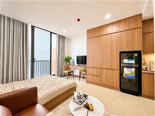 Cho thuê căn hộ studio ban công tách bếp  full nội thất  lê văn sỹ, tân bình