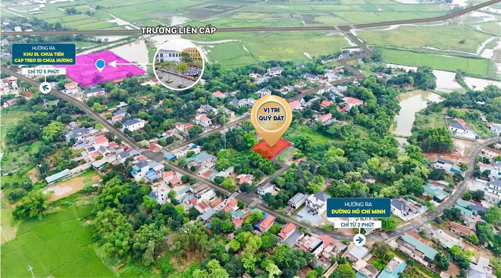 Bán lô đất đẹp 150m full thổ cư sổ đỏ lâu dài tại mỹ đức, hà nội, giá 1.4 tỷ