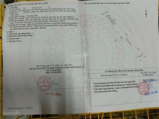 Bán gấp 1686m2 đất tại phước trung, gò công đông  sổ sẵn, giá chỉ 1,9 tỷ