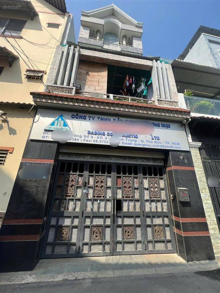 Hiếm  bán nhà 5 tầng hẻm ô tô đường 9 p.linh trung thủ đức, 104m2 (5mx21m) vuông vức, hoàn công